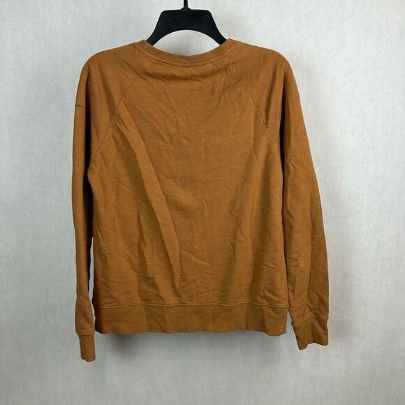 Columbia Fleece Sweatshirt Live the Journey Womens Sz Small Copper Long Sleeve S - Picture 4 of 7